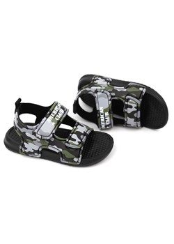 Piankowe sandały dla chłopca - American Club NH 99/23 NH 102/23, czarne ze sklepu ulubioneobuwie w kategorii Sandały dziecięce - zdjęcie 159261658