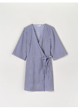 Sinsay - Sukienka mini w paski - niebieski ze sklepu Sinsay w kategorii Sukienki - zdjęcie 159298309
