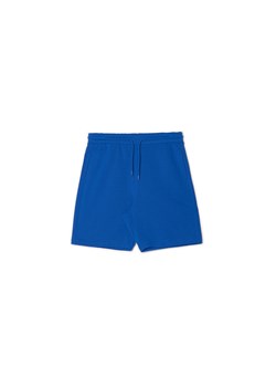 Cropp - Niebieskie dresowe szorty - niebieski ze sklepu Cropp w kategorii Spodenki męskie - zdjęcie 159299747
