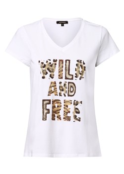 More & More T-shirt damski Kobiety Bawełna biały nadruk ze sklepu vangraaf w kategorii Bluzki damskie - zdjęcie 159318015