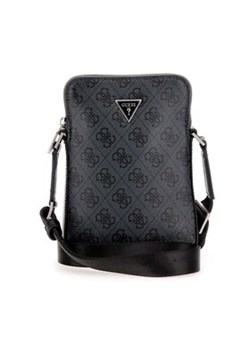 Guess Saszetka Vezzola Smart Mini Bags HMEVZL P3381 Czarny ze sklepu MODIVO w kategorii Saszetki - zdjęcie 159319246