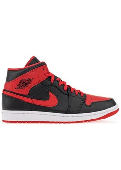 Buty Nike Air Jordan 1 Mid DQ8426-060 - czarno-czerwone ze sklepu streetstyle24.pl w kategorii Buty sportowe męskie - zdjęcie 159741285