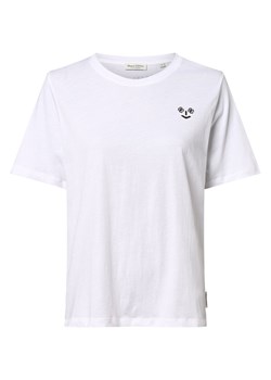 Marc O'Polo T-shirt damski Kobiety Bawełna biały nadruk ze sklepu vangraaf w kategorii Bluzki damskie - zdjęcie 160037759