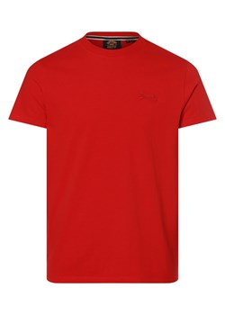 Superdry T-shirt męski Mężczyźni Bawełna czerwony marmurkowy ze sklepu vangraaf w kategorii T-shirty męskie - zdjęcie 160056887