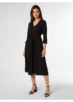 Marc Cain Collections Sukienka damska Kobiety Sztuczne włókno czarny jednolity ze sklepu vangraaf w kategorii Sukienki - zdjęcie 160056935