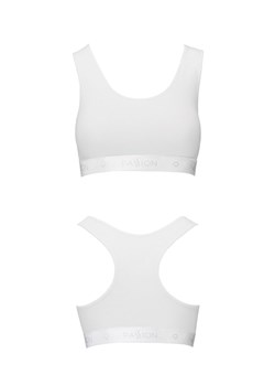 Sportowe figi panty damskie białe PS010, Kolor biały, Rozmiar L, Passion ze sklepu Intymna w kategorii Majtki damskie - zdjęcie 160069205