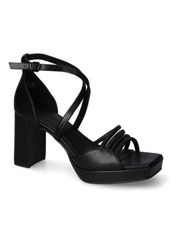 Sandały Marco Tozzi 2-28356-30/098 Czarne lico ze sklepu Arturo-obuwie w kategorii Sandały damskie - zdjęcie 160084295