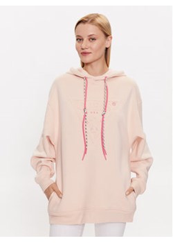 Guess Bluza W3YQ09 K9Z21 Écru Regular Fit ze sklepu MODIVO w kategorii Bluzy damskie - zdjęcie 160139448