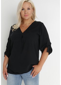 Czarna Bluzka Iomenope ze sklepu Born2be Odzież w kategorii Bluzki damskie - zdjęcie 160140588