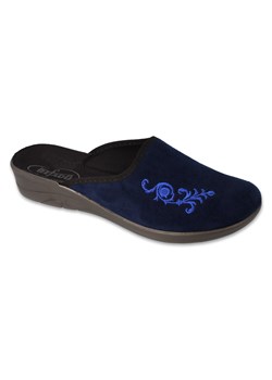 Befado obuwie damskie pu  552D017 niebieskie ze sklepu ButyModne.pl w kategorii Kapcie damskie - zdjęcie 160148645