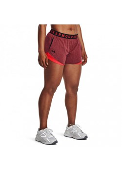 Damskie spodenki treningowe Under Armour Play Up Short 3.0 Twist - bordowe ze sklepu Sportstylestory.com w kategorii Szorty - zdjęcie 160204365