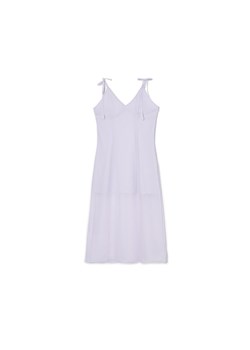 Cropp - Fioletowa sukienka midi z rozcięciem - fioletowy ze sklepu Cropp w kategorii Sukienki - zdjęcie 160206115