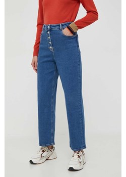 PS Paul Smith jeansy damskie kolor niebieski ze sklepu ANSWEAR.com w kategorii Jeansy damskie - zdjęcie 160206866