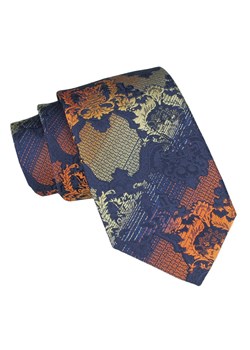 Klasyczny Krawat Męski - ALTIES - Duży Wzór, Jesienne Kolory KRALTS0873 ze sklepu JegoSzafa.pl w kategorii Krawaty - zdjęcie 160216756