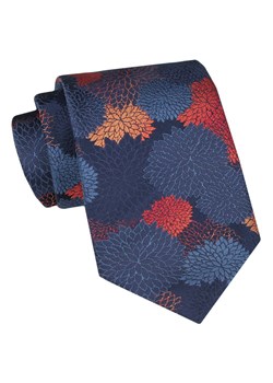 Klasyczny Krawat Męski - ALTIES - Kwiaty, Kolory KRALTS0883 ze sklepu JegoSzafa.pl w kategorii Krawaty - zdjęcie 160216786