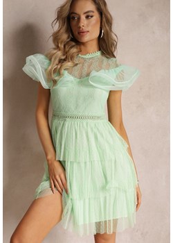 Zielona Sukienka Eathelyn ze sklepu Renee odzież w kategorii Sukienki - zdjęcie 160219207