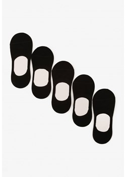 Czarne 5-pack Skarpety Typu Stopki Miahlu ze sklepu Born2be Odzież w kategorii Skarpetki damskie - zdjęcie 160219338