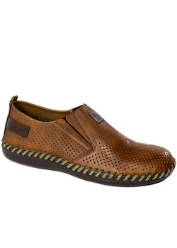 Półbuty  Rieker B2476-24 Brown 2 ze sklepu EuroButy.com.pl w kategorii Półbuty męskie - zdjęcie 160224696