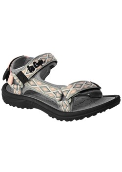 Sandały Lee Cooper LCW23-34 168 Pink Grey Różowo Szare ze sklepu EuroButy.com.pl w kategorii Sandały damskie - zdjęcie 160259105