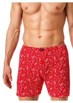 Świąteczne luźne męskie bokserki - L czerwony ze sklepu PH KEY Sp. z o.o.  w kategorii Majtki męskie - zdjęcie 160275379