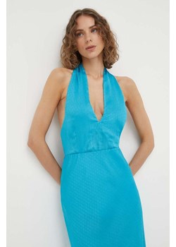 Herskind bluzka damska kolor turkusowy gładka ze sklepu ANSWEAR.com w kategorii Bluzki damskie - zdjęcie 160286125