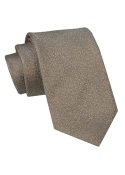 Klasyczny Męski Krawat - ALTIES - Beżowy Melanż KRALTS0925 ze sklepu JegoSzafa.pl w kategorii Krawaty - zdjęcie 160291715