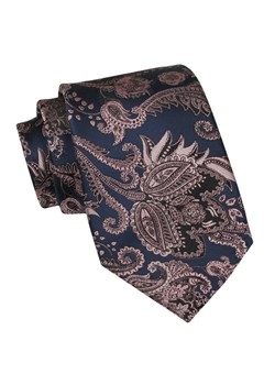 Klasyczny Męski Krawat - ALTIES - Orientalny Wzór KRALTS0937 ze sklepu JegoSzafa.pl w kategorii Krawaty - zdjęcie 160291757