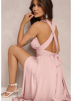 Jasnoróżowa Sukienka Hellano ze sklepu Renee odzież w kategorii Sukienki - zdjęcie 160308869