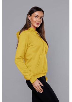Damska bluza dresowa żółta (w02-28) ze sklepu goodlookin.pl w kategorii Bluzy damskie - zdjęcie 160311859