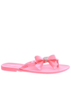 Pomarańczowe damskie klapki japonki /B1-3 14524 T089/ ze sklepu Pantofelek24.pl w kategorii Klapki damskie - zdjęcie 160311978