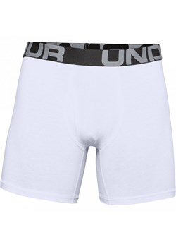 Męska bielizna treningowa (3-pack) UNDER ARMOUR Charged Cotton 6in 3 Pack - biała ze sklepu Sportstylestory.com w kategorii Majtki męskie - zdjęcie 160484267