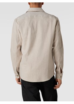 Kurtka koszulowa z fakturowanym wzorem model ‘Arnou P’ ze sklepu Peek&Cloppenburg  w kategorii Kurtki męskie - zdjęcie 160495328