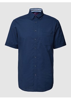 Koszula casualowa z fakturowanym wzorem ze sklepu Peek&Cloppenburg  w kategorii Koszule męskie - zdjęcie 160503929