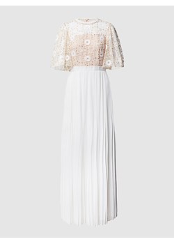 Suknia ślubna z cekinami i plisami ze sklepu Peek&Cloppenburg  w kategorii Sukienki - zdjęcie 160511439