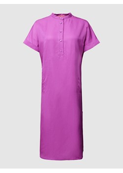 Długa sukienka z krótką listwą guzikową model ‘DECANO’ ze sklepu Peek&Cloppenburg  w kategorii Sukienki - zdjęcie 160521999