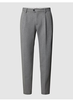 Spodnie materiałowe z wpuszczanymi kieszeniami model ‘HAMPTON’ ze sklepu Peek&Cloppenburg  w kategorii Spodnie męskie - zdjęcie 160524906