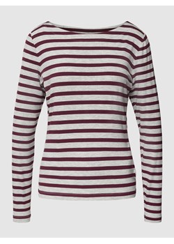 Bluzka z długim rękawem z wzorem w paski ze sklepu Peek&Cloppenburg  w kategorii Bluzki damskie - zdjęcie 160533827