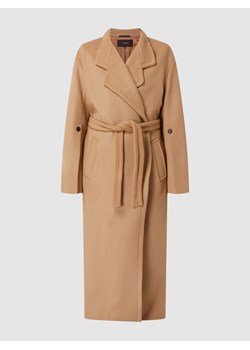 Płaszcz wełniany z mieszanki żywej wełny ze sklepu Peek&Cloppenburg  w kategorii Płaszcze damskie - zdjęcie 160545307