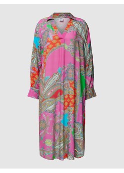 Sukienka midi z wiskozy ze wzorem na całej powierzchni ze sklepu Peek&Cloppenburg  w kategorii Sukienki - zdjęcie 160547437