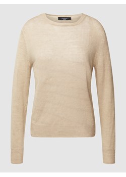 Sweter z dzianiny z okrągłym dekoltem model ‘ATZECO’ ze sklepu Peek&Cloppenburg  w kategorii Swetry damskie - zdjęcie 160550108