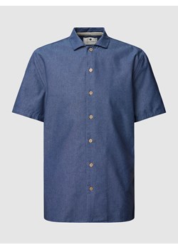 Koszula casulowa o kroju relaxed fit z lnu z kołnierzykiem typu kent ze sklepu Peek&Cloppenburg  w kategorii Koszule męskie - zdjęcie 160550825