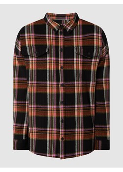 Koszula flanelowa oversized z dodatkiem streczu model ‘Emory’ ze sklepu Peek&Cloppenburg  w kategorii Koszule męskie - zdjęcie 160556109