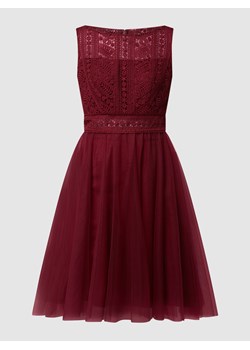 Sukienka koktajlowa z siateczki i koronki ze sklepu Peek&Cloppenburg  w kategorii Sukienki - zdjęcie 160563936