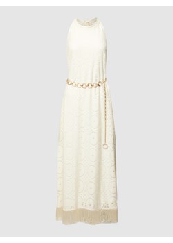 Sukienka o długości do kolan z haftem angielskim ze sklepu Peek&Cloppenburg  w kategorii Sukienki - zdjęcie 160565747