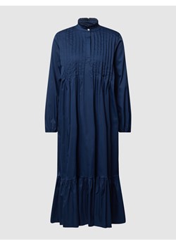 Sukienka midi z czystej bawełny z kontrafałdą model ‘Girona’ ze sklepu Peek&Cloppenburg  w kategorii Sukienki - zdjęcie 160569955