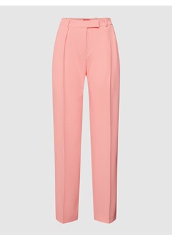 Spodnie z przyszytymi zakładkami w pasie model ‘Hanifa’ ze sklepu Peek&Cloppenburg  w kategorii Spodnie damskie - zdjęcie 160577156