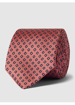 Krawat ze wzorem na całej powierzchni model ‘Bi-Colour’ ze sklepu Peek&Cloppenburg  w kategorii Krawaty - zdjęcie 160597406
