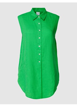 Top bluzkowy z listwą guzikową ze sklepu Peek&Cloppenburg  w kategorii Koszule damskie - zdjęcie 160600615