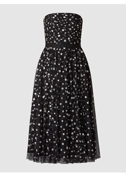 Sukienka gorsetowa z siateczki z efektem błyszczącym ze sklepu Peek&Cloppenburg  w kategorii Sukienki - zdjęcie 160612576