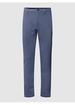 Spodnie o kroju slim fit z detalem z logo model ‘BLEECKER’ ze sklepu Peek&Cloppenburg  w kategorii Spodnie męskie - zdjęcie 160614048